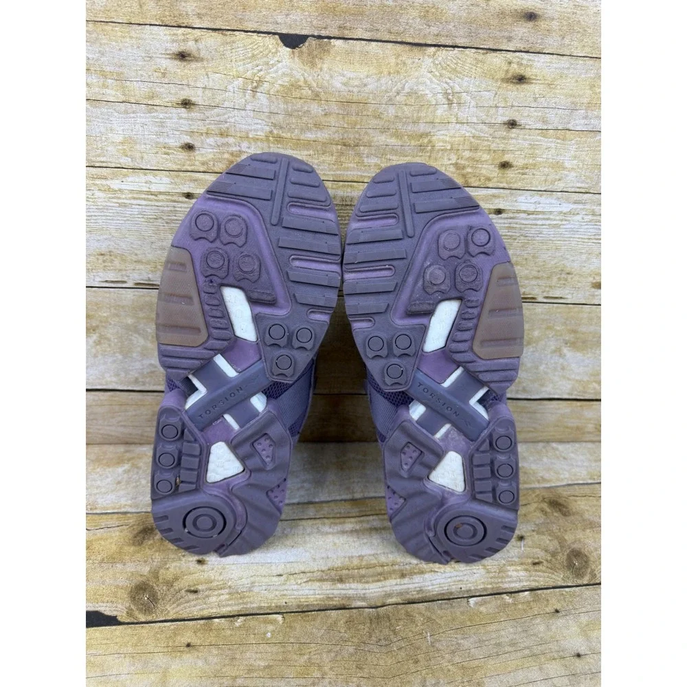 Adidas ZX Torsion Legacy Purple Mens Sneakers EF4347 Low Top Suede Mesh Sz 11.5